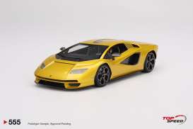 Lamborghini  - Countach 2023 gold - 1:18 - Top Speed - TS0555 - TS0555 | The Diecast Company