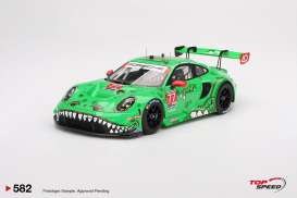 Porsche  - 911 2024 green - 1:18 - Top Speed - TS0582 - TS0582 | The Diecast Company