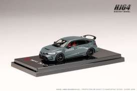 Honda  - Civic gray - 1:64 - Hobby Japan - HJ643063GM - HJ643063GM | The Diecast Company