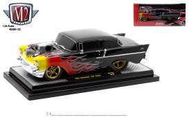 Chevrolet  - 150 Sedan 1957 black/red/yellow - 1:24 - M2 Machines - 40300-122A - M2-40300-122A | The Diecast Company