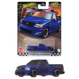 Ford  - F-150 SVT Lightning 1999 blue - 1:64 - Hotwheels - HRT60 - hwmvHRT60 | The Diecast Company