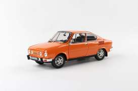 Skoda  - 110R Coupe 1980 orange - 1:18 - Abrex - 118ABS-707GV - ab118ABS-707GV | The Diecast Company