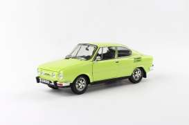 Skoda  - 110R Coupe 1980 lime green - 1:18 - Abrex - 118ABS-707QJ - ab118ABS-707QJ | The Diecast Company