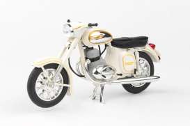 Jawa  - 350 Automatic 1966 white - 1:18 - Abrex - 118M-002e - ab118M-002e | The Diecast Company