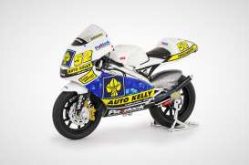 Aprilia  - RSW 250LE 2008 white/blue/yellow - 1:18 - Abrex - 118M-005 - ab118M-005 | The Diecast Company