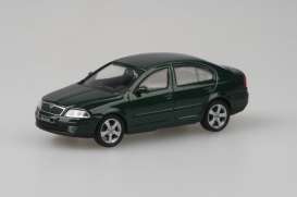 Skoda  - Octavia II 2004 green - 1:43 - Abrex - 143AB-001H - ab143AB-001H | The Diecast Company