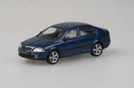 Skoda  - Octavia II 2004 blue - 1:43 - Abrex - 143AB-001K - ab143AB-001K | The Diecast Company