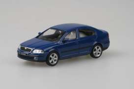 Skoda  - Octavia II 2004 blue dynamic - 1:43 - Abrex - 143AB-001L - ab143AB-001L | The Diecast Company