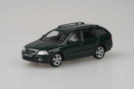 Skoda  - Octavia II Combi 2004 green natur metallic - 1:43 - Abrex - 143AB-002H - ab143AB-002H | The Diecast Company