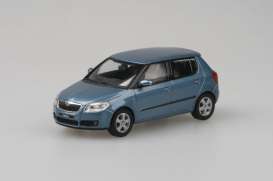 Skoda  - Fabia II 2006 satin grey metallic - 1:43 - Abrex - 143AB-008CE - ab143AB-008CE | The Diecast Company