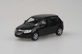 Skoda  - Fabia II 2006 black - 1:43 - Abrex - 143AB-008D - ab143AB-008D | The Diecast Company