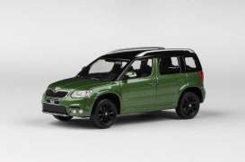 Skoda  - Yeti FL 2013 green metallic - 1:43 - Abrex - 143AB-031QK-b - ab143AB-031QK-b | The Diecast Company