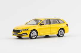 Skoda  - Octavia IV Combi 2020 yellow - 1:43 - Abrex - 143AB-038GA - ab143AB-038GA | The Diecast Company