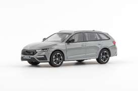 Skoda  - Octavia IV Combi RS 2020 grey steel - 1:43 - Abrex - 143AB-039CN - ab143AB-039CN | The Diecast Company