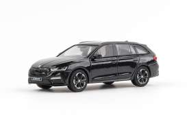 Skoda  - Octavia IV Combi RS 2020 black - 1:43 - Abrex - 143AB-039D - ab143AB-039D | The Diecast Company