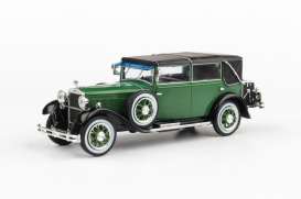 Skoda  - 860 1932 dark green - 1:43 - Abrex - 143ABH-905HY - ab143ABH-905HY | The Diecast Company