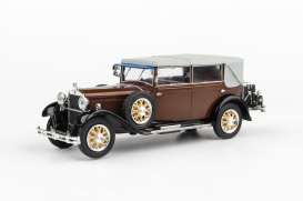 Skoda  - 860 1932 brown - 1:43 - Abrex - 143ABH-905RF - ab143ABH-905RF | The Diecast Company