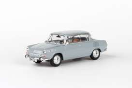 Skoda  - 1100MBX 1969 navy grey - 1:43 - Abrex - 143ABS-721CK - ab143ABS-721CK | The Diecast Company