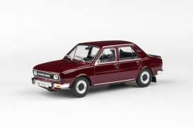 Skoda  - 120L 1982 maroon red - 1:43 - Abrex - 143ABS-724BZ - ab143ABS-724BZ | The Diecast Company