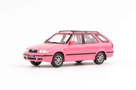 Skoda  - Felicia FL Combi 1998 pink - 1:43 - Abrex - 143ABS-730BW1 - ab143ABS-730BW1 | The Diecast Company