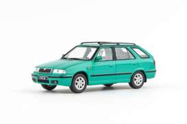 Skoda  - Felicia FL Combi 1998 pacific green - 1:43 - Abrex - 143ABS-730HU1 - ab143ABS-730HU1 | The Diecast Company