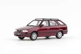 Skoda  - Felicia FL Combi 1998 red metallic - 1:43 - Abrex - 143ABS-730WA1 - ab143ABS-730WA1 | The Diecast Company