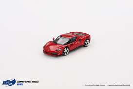 Ferrari  - 296 GTB 2024 red - 1:64 - BBR - BBRFER64006 - BBRFER64006 | The Diecast Company