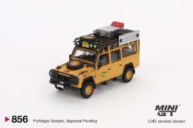 Land Rover  - Defender 110 1989 yellow - 1:64 - Mini GT - 00856-L - MGT00856lhd | The Diecast Company