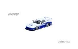 Mazda  - RX7 2024 white/blue - 1:64 - Inno Models - in64-LBWK-RX7-06 - in64-LBWK-RX7-06 | The Diecast Company