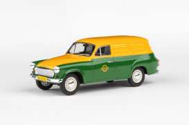 Skoda  - 1202 Panel Van 1965 yellow/green - 1:43 - Abrex - 143ABSX-729FA02 - ab143ABSX-729FA02 | The Diecast Company