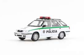 Skoda  - Felicia FL Combi 1998 white/green - 1:43 - Abrex - 143ABSX-730XA2 - ab143ABSX-730XA2 | The Diecast Company