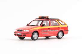 Skoda  - Felicia FL Combi 1998 red/yellow - 1:43 - Abrex - 143ABSX-730XU - ab143ABSX-730XU | The Diecast Company