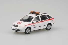 Skoda  - Fabia  Combi 2000 white/red - 1:43 - Abrex - 143ABX-004XM - ab143ABX-004XM | The Diecast Company