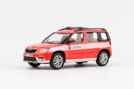 Skoda  - Yeti FL 2013 orange/white - 1:43 - Abrex - 143ABX-031XL2 - ab143ABX-031XL2 | The Diecast Company