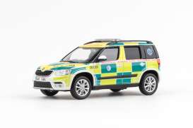 Skoda  - Yeti FL 2013 yellow/green/white - 1:43 - Abrex - 143ABX-031XO - ab143ABX-031XO | The Diecast Company