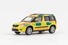 Skoda  - Yeti FL 2013 yellow/green - 1:43 - Abrex - 143ABX-031XO02 - ab143ABX-031XO02 | The Diecast Company