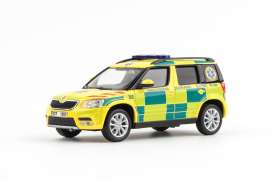 Skoda  - Yeti FL 2013 yellow/green - 1:43 - Abrex - 143ABX-031XO03 - ab143ABX-031XO03 | The Diecast Company