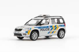 Skoda  - Yeti FL 2013 white/yellow/blue - 1:43 - Abrex - 143ABX-031XX - ab143ABX-031XX | The Diecast Company