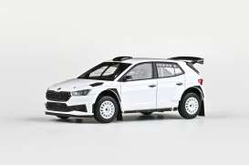 Skoda  - Fabia IV RS 2022 white - 1:43 - Abrex - 143XAB-607E2g - ab143XAB-607E2g | The Diecast Company