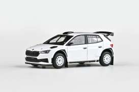 Skoda  - Fabia IV RS 2022 white - 1:43 - Abrex - 143XAB-607Eg - ab143XAB-607Eg | The Diecast Company