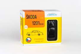 Skoda  - 1201 1956 black - 1:43 - Abrex - 143SABSX-711XDD - ab143SABSX-711XDD | The Diecast Company