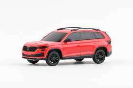 Skoda  - Kodiaq red - 1:43 - Abrex - 143PC-041-003 - ab143PC-041-003 | The Diecast Company