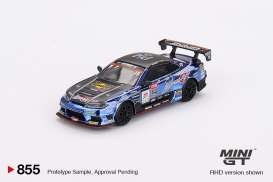 Nissan  - Silvia 2023 blue/black - 1:64 - Mini GT - 00855-R - MGT00855rhd | The Diecast Company