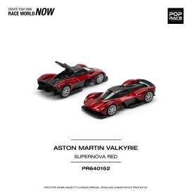 Aston Martin  - Valkyrie red - 1:64 - Pop Race Limited - PR640152 - PR640152 | The Diecast Company