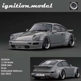   - RWB 964 grey - 1:18 - Ignition - IG3634 - IG3634 | The Diecast Company