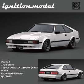 Toyota  - Celica XX 2800 GT white - 1:18 - Ignition - IG3533 - IG3533 | The Diecast Company