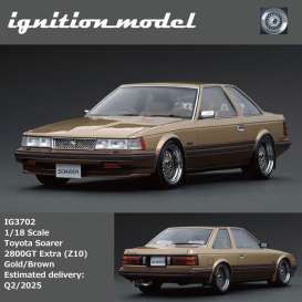 Toyota  - Soarer 2800GT Extra (Z10) gold/brown - 1:18 - Ignition - IG3702 - IG3702 | The Diecast Company