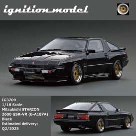 Mitsubishi  - STARION 2600 GSR-VR (E-A187A) black - 1:18 - Ignition - IG3709 - IG3709 | The Diecast Company