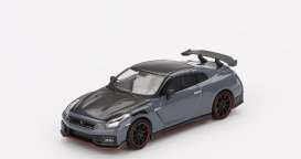 Nissan  - GT-R (R35) Nismo 2024 stealth gray - 1:64 - Mini GT - 00868-L - MGT00868lhd | The Diecast Company