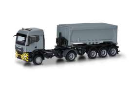 MAN  - TGS TM grey/yellow - 1:87 - Herpa Trucks - H318341 - herpa318341 | The Diecast Company